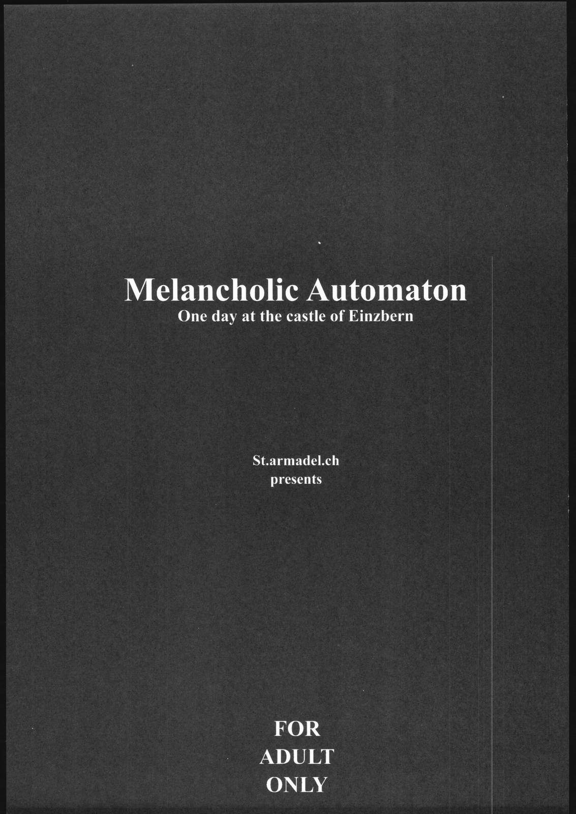 (C69) [聖アルマデル教会 (影虎)] Melancholic Automaton - One day at the castle of Einzbern (Fate/hollow ataraxia)