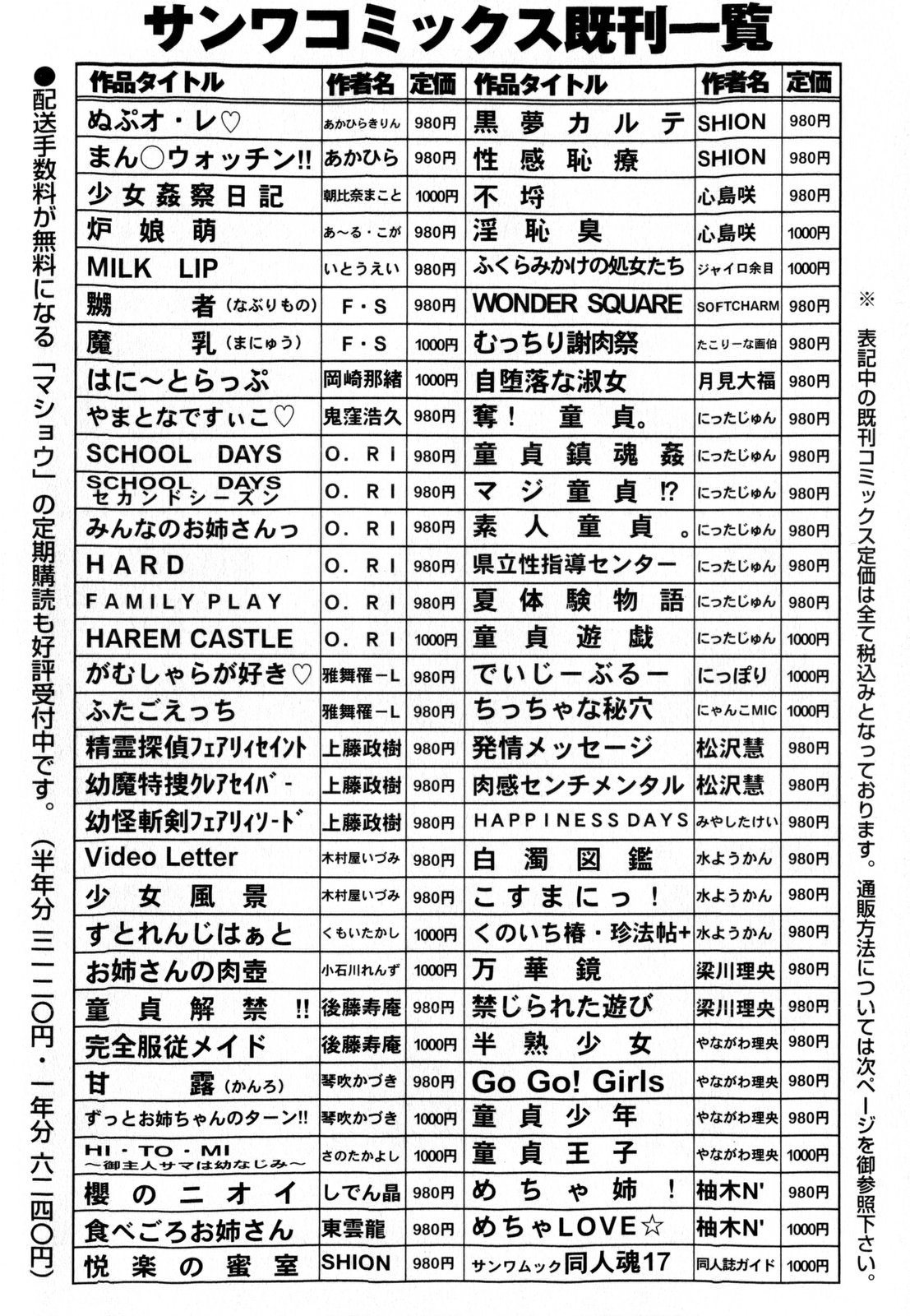 コミック・マショウ 2010年1月号