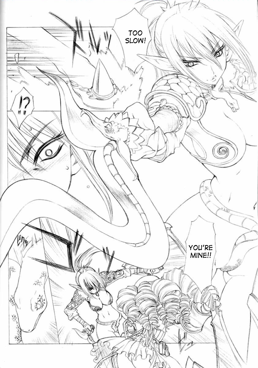 (C71) [UROBOROS (うたたねひろゆき)] 妖蛇の宴 (クイーンズブレイド、こどものじかん) [英訳]