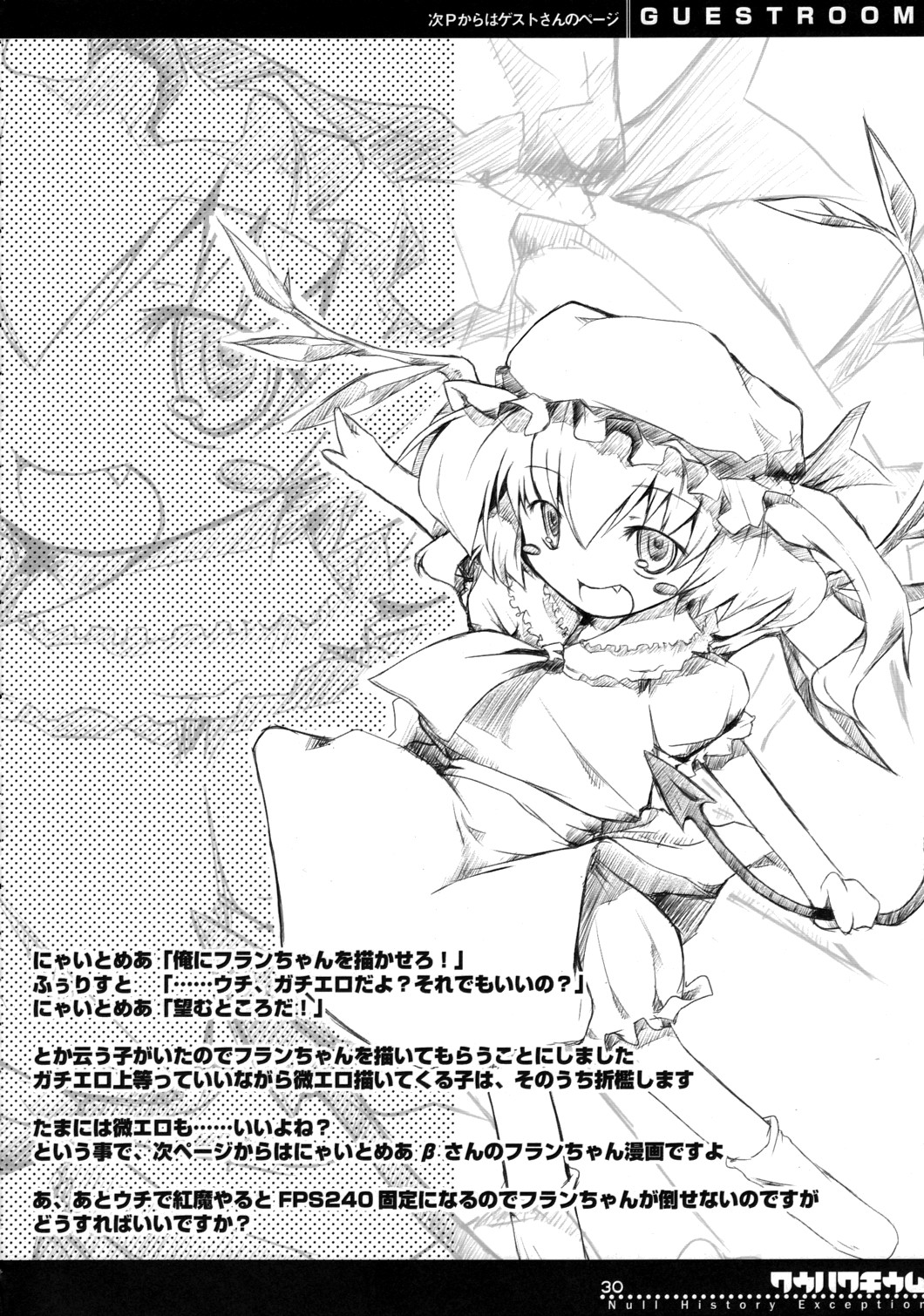 (例大祭4) [IncluDe (ふぅりすと)] 空白昼夢 -Null History Exception- (東方Project)