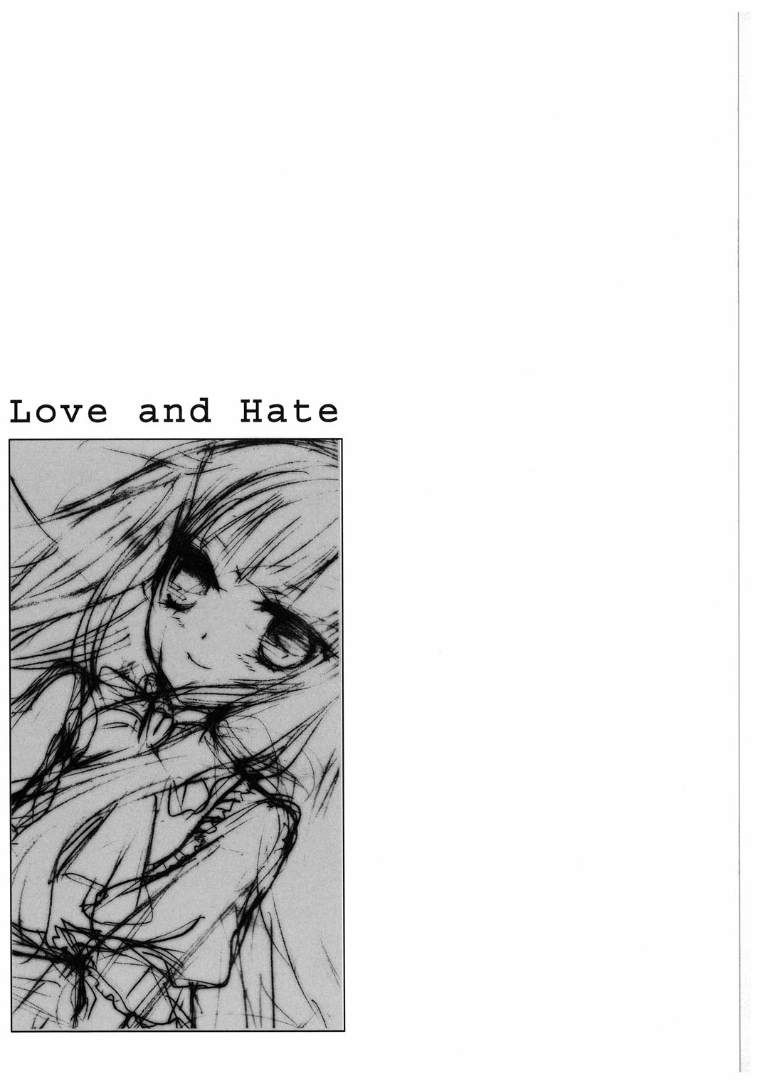 [COSMIC COMIC (ico)] Love and Hate (うみねこのなく頃に)