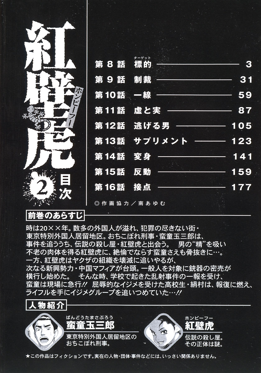 [山本貴嗣] 紅壁虎 ホンピーフー 第2巻