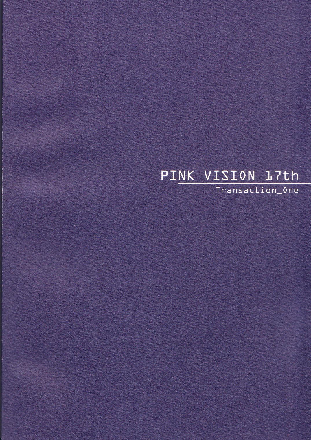 (C65) [PINK VISION (都築真紀)] Transaction_One