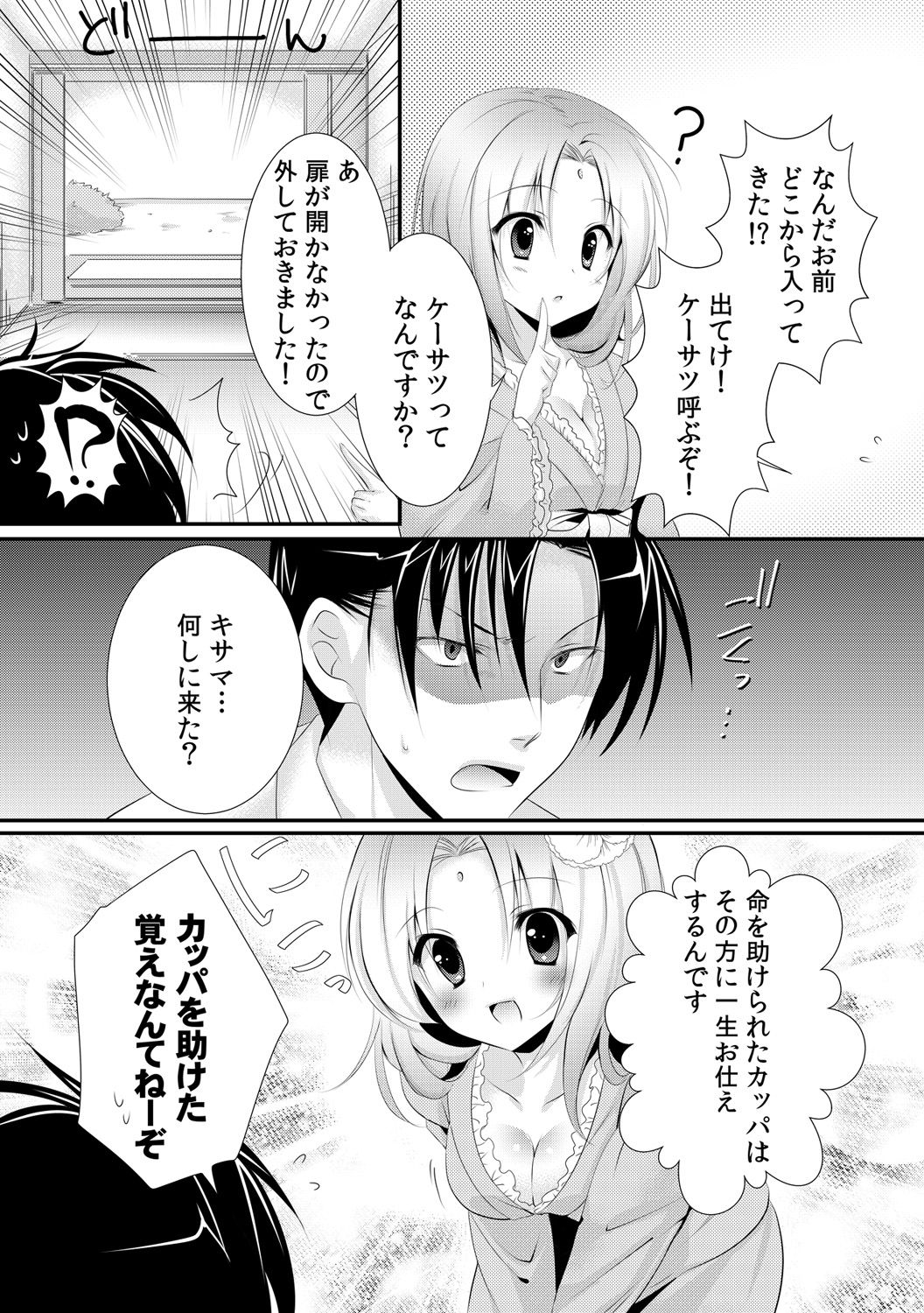 [りこ丸] カッパ飼育日記～交尾の仕方を教えてみた～(1)