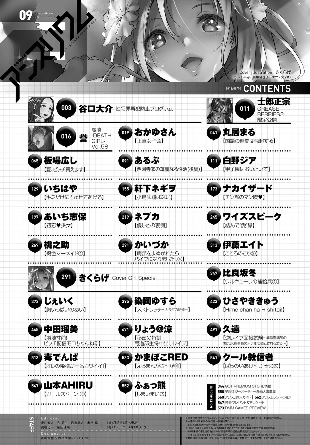 COMIC アンスリウム 2018年9月号 [DL版]