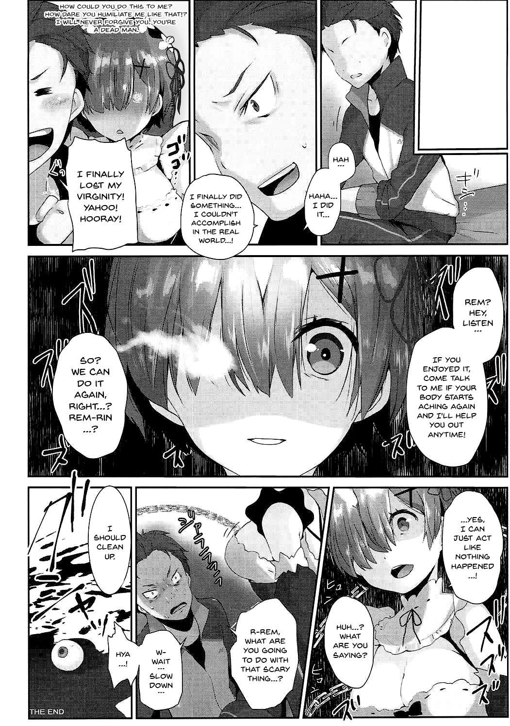 (C90) [魔太郎 (魔太郎)] レムのエッチな悩みを解決してくださいっ (Re:ゼロから始める異世界生活) [英訳]