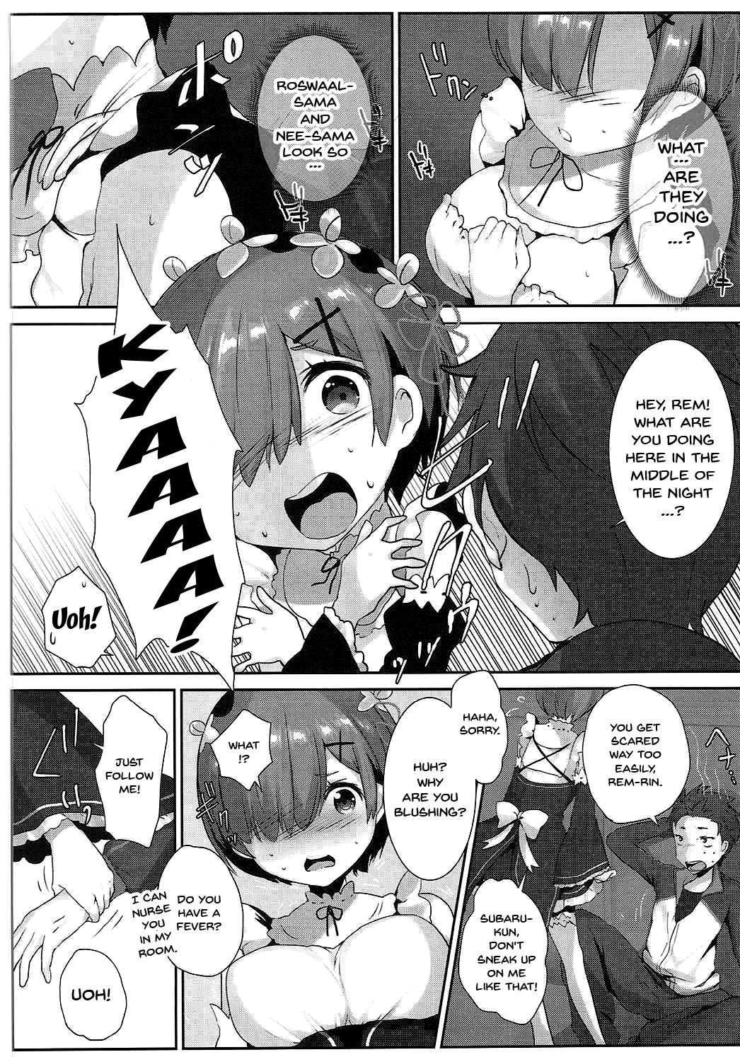(C90) [魔太郎 (魔太郎)] レムのエッチな悩みを解決してくださいっ (Re:ゼロから始める異世界生活) [英訳]