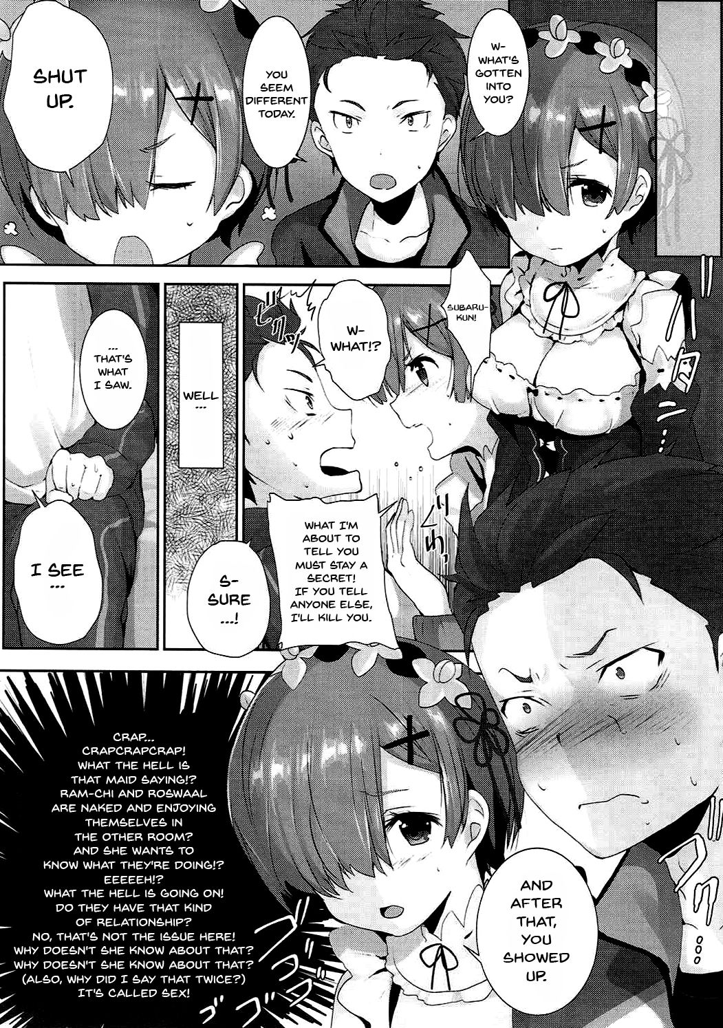 (C90) [魔太郎 (魔太郎)] レムのエッチな悩みを解決してくださいっ (Re:ゼロから始める異世界生活) [英訳]