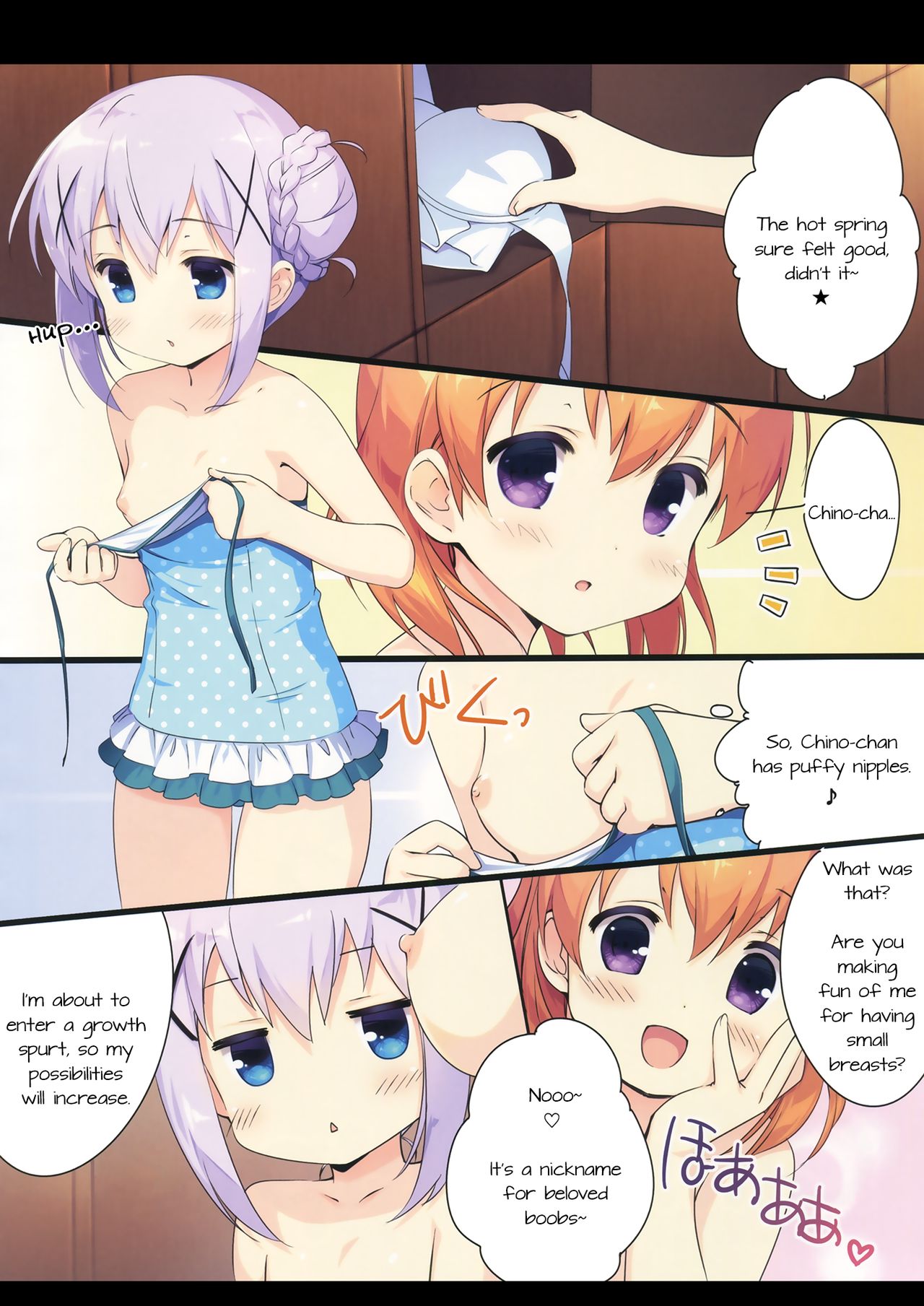 (C89) [Santa☆Festa! (さんた茉莉)] Chino Drip (ご注文はうさぎですか?) [英訳]