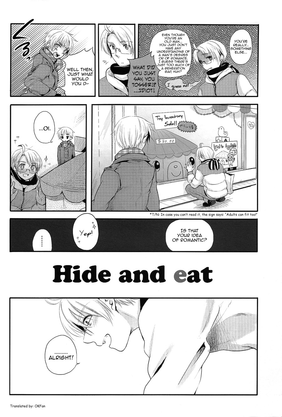 (C79) [Yes,sir. (えぷ子)] Hide and eat (Axis Powers ヘタリア) [英訳]