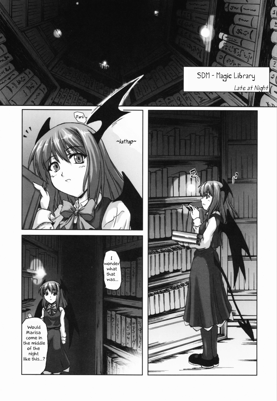 (C69) [柚子桃ジャム (柚子桃)] 魔法図書館の夜 (東方Project) [英訳]