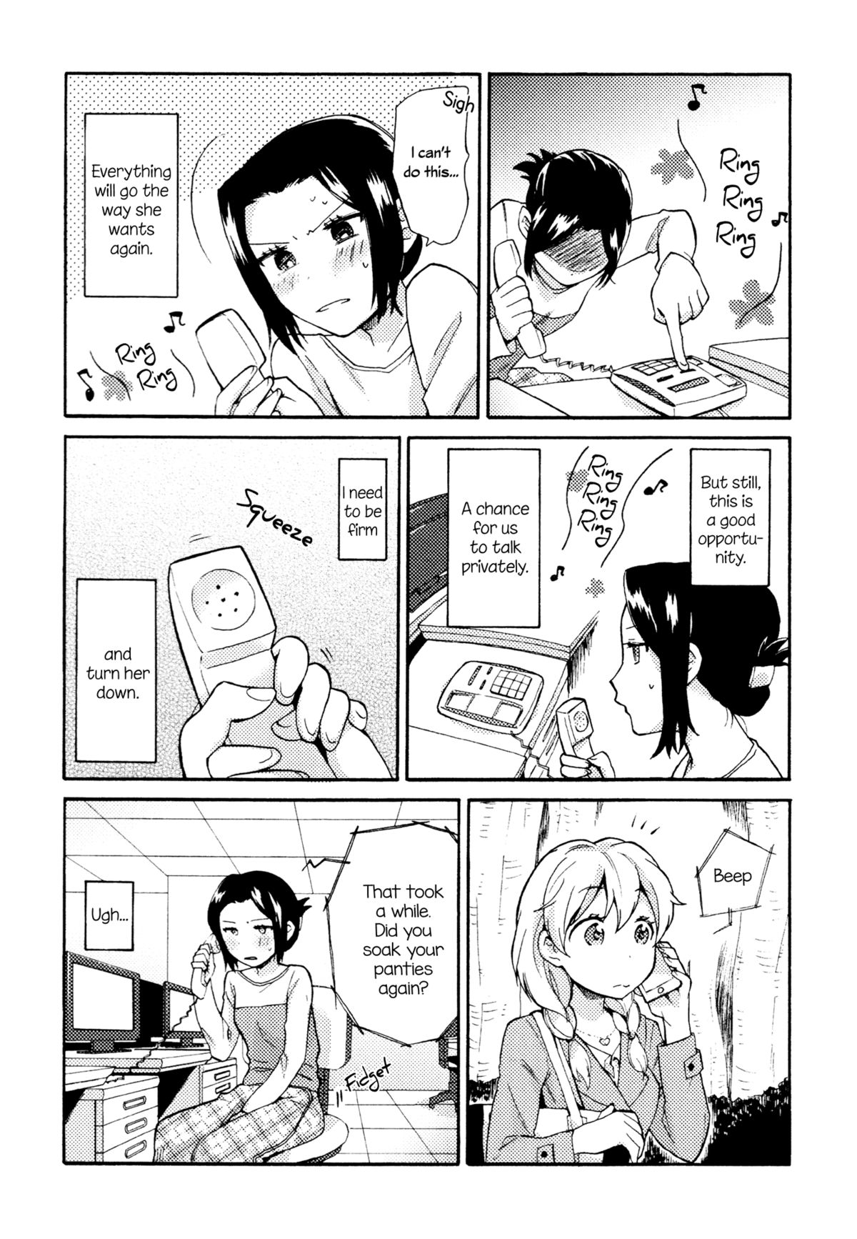 [小乃ヒロキ] 真夜中よなかのアクセプト 第2話 (メバエ Vol.3 ビビッド百合アンソロジー) [英訳]