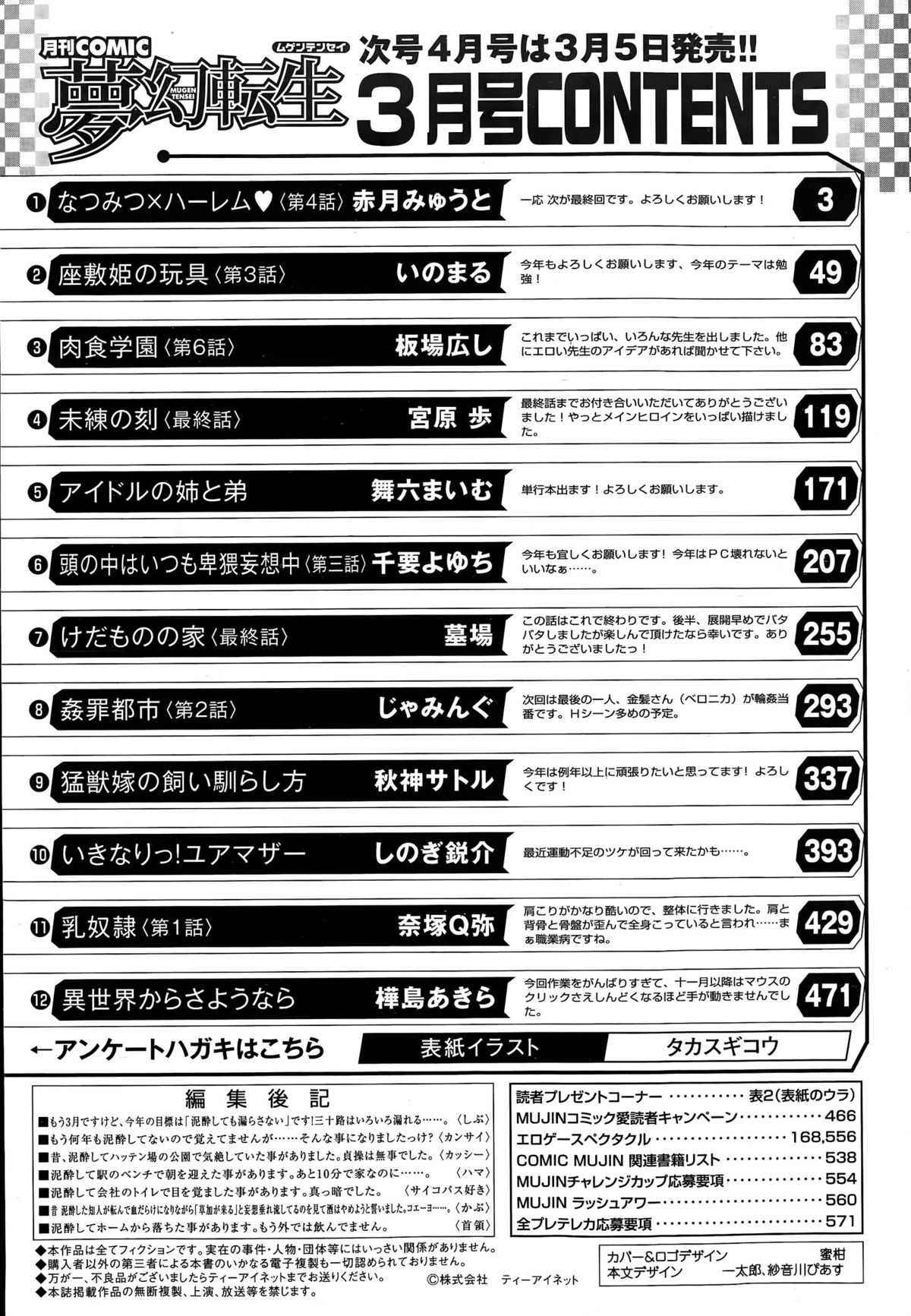 COMIC 夢幻転生 2015年3月号