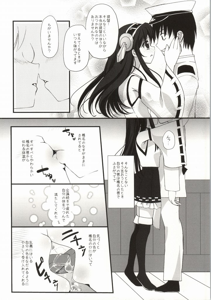 (C86) [これは仮の姿だ!! (なつかわさらさ)] Haruna Healing (艦隊これくしょん -艦これ-)