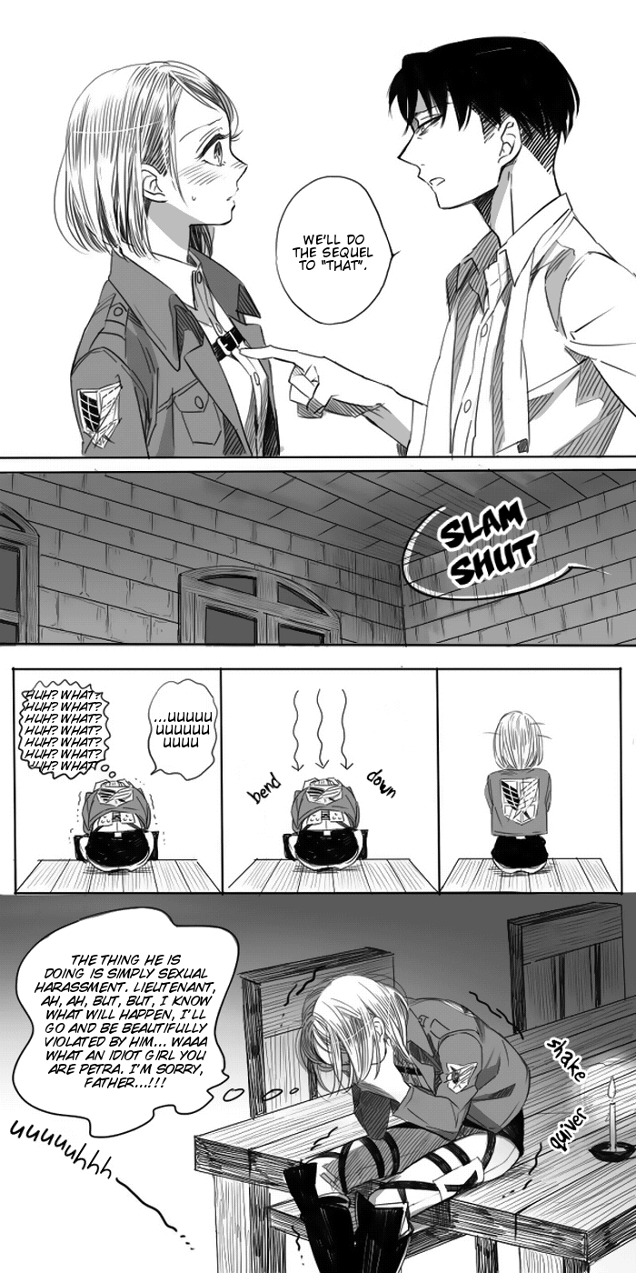 [アテカ]　リヴァペト漫画 (進撃の巨人) [英訳]