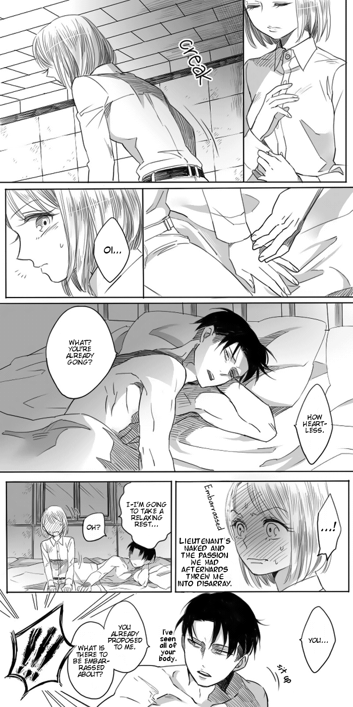 [アテカ]　リヴァペト漫画 (進撃の巨人) [英訳]