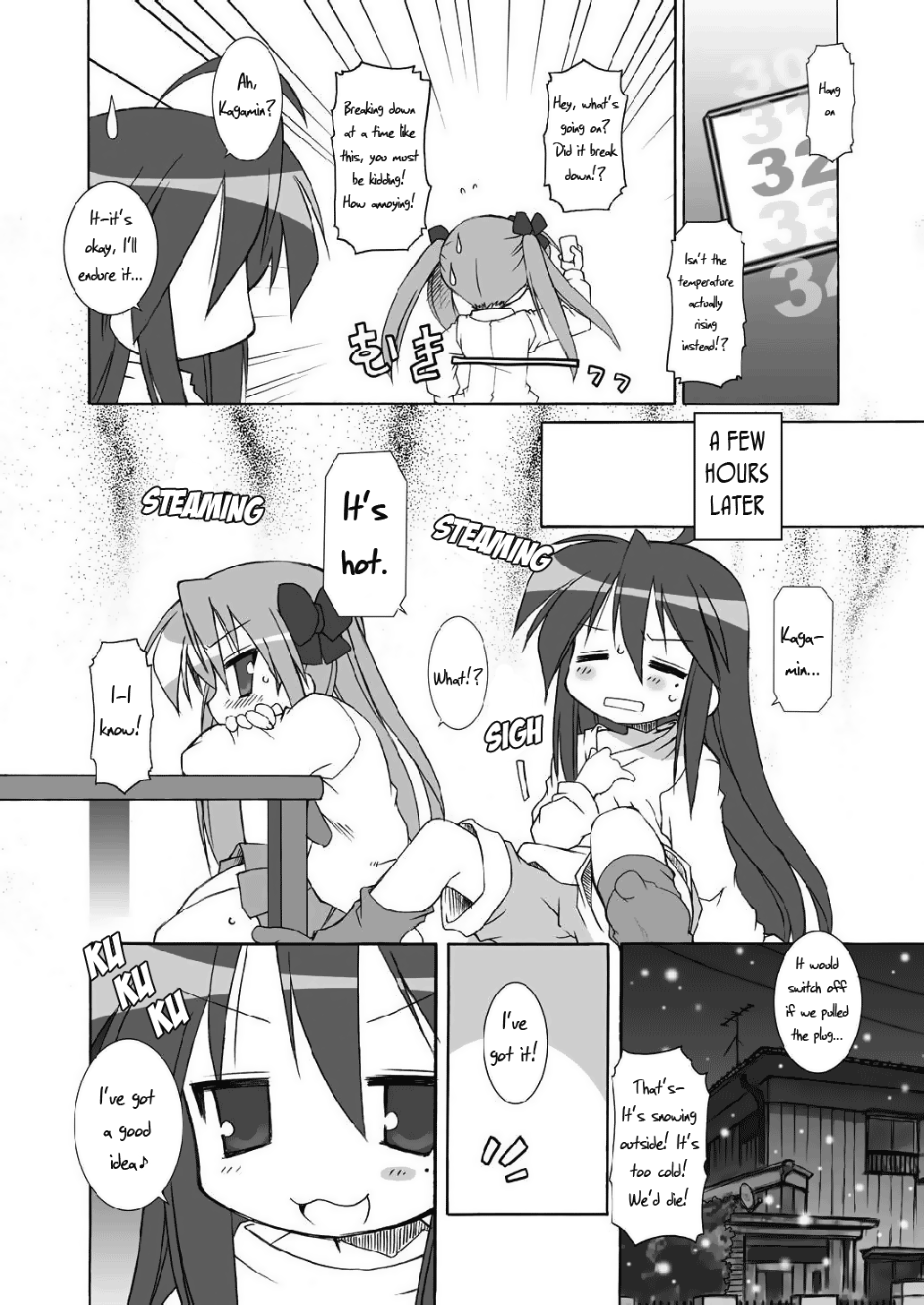 (C73) [BBBえくすとら (忠臣蔵之介)] WINTER☆FEVER! (らき☆すた) [英訳]