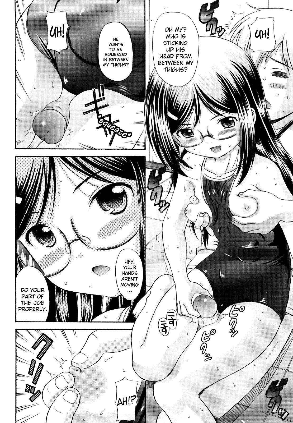 [ねんど。] めがねで Hで 小生意気！ [英訳]