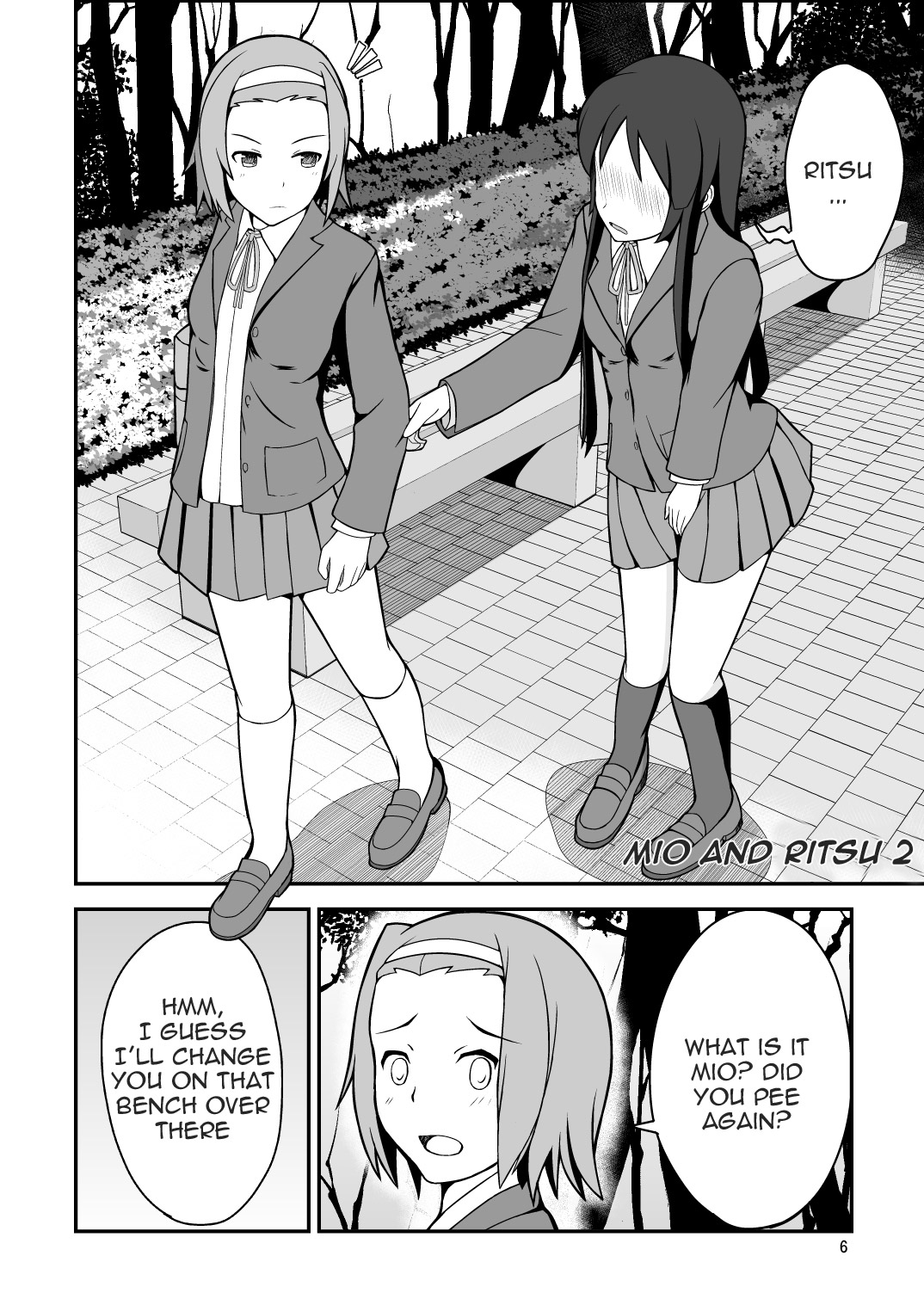 [オムメド (モモシロ)] Diaper Days (けいおん!) [英訳]