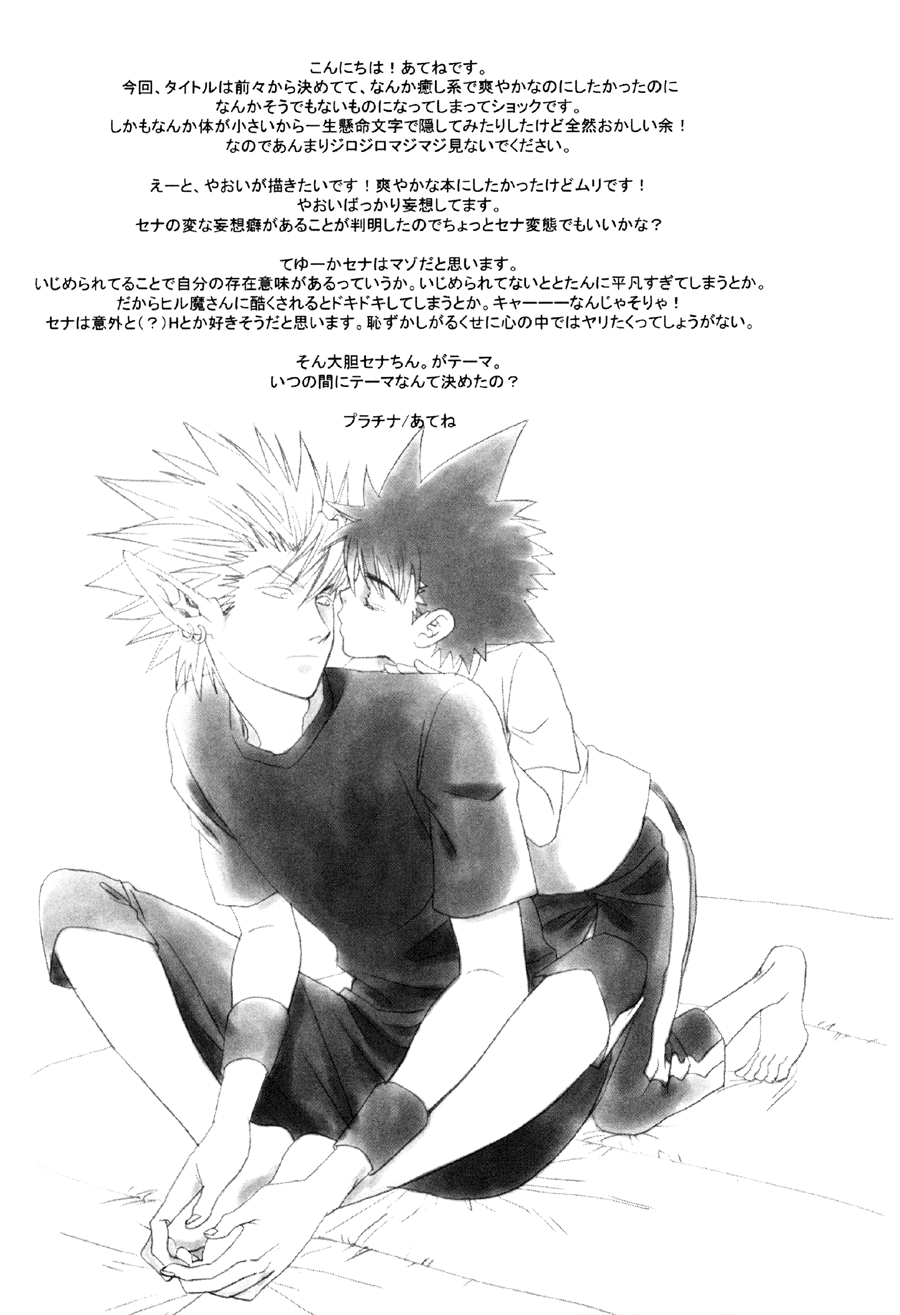 [プラチナ (あてね)] Healing Note | ヒーリングノート (アイシールド21) [英訳]