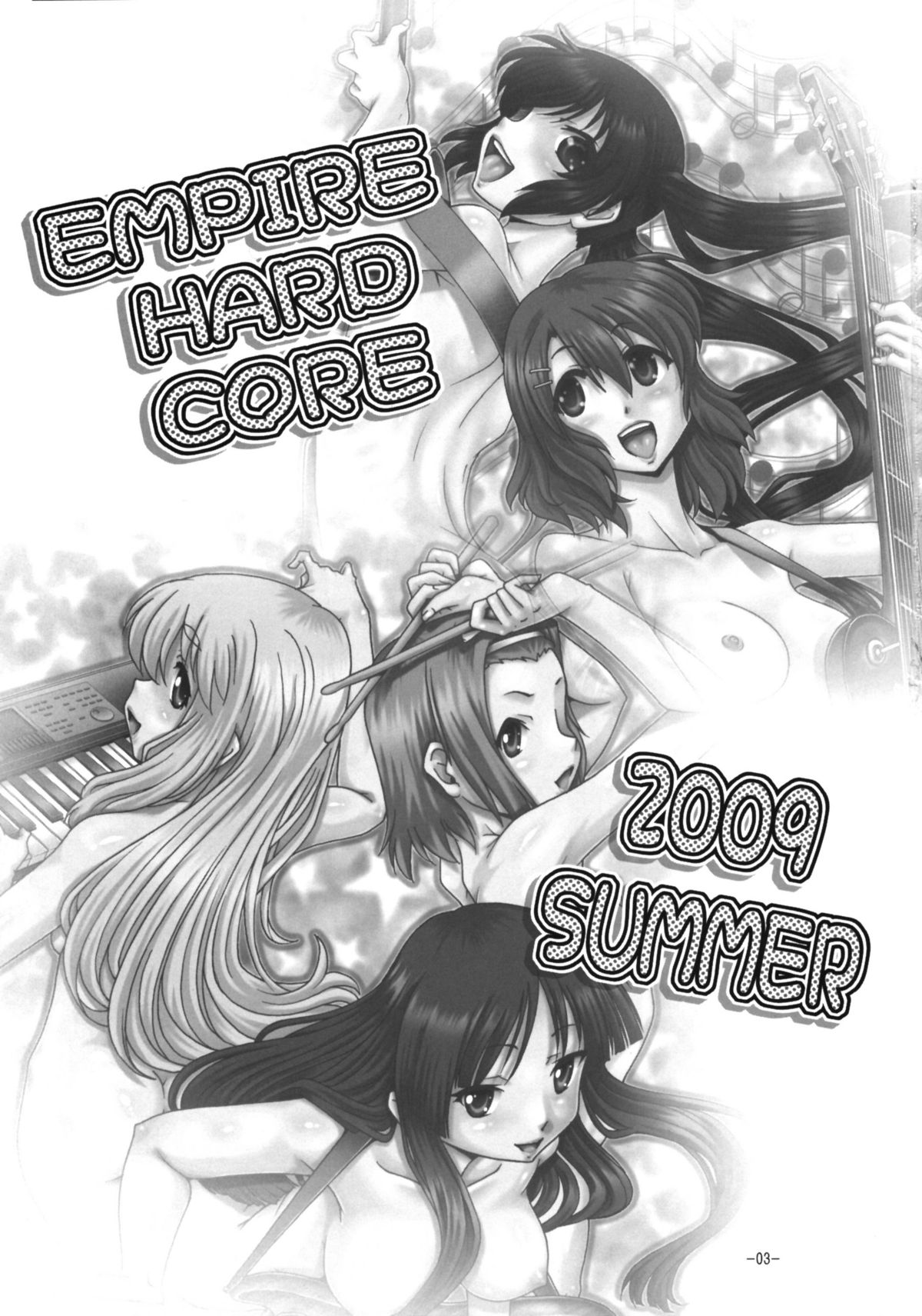 (C76) [大本営 (TYPE.90)] EMPIRE HARD CORE 2009 SUMMER (けいおん!) [英訳]