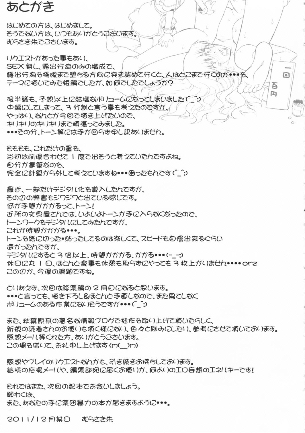 (C81) (同人誌) [集団暴力(むらさき朱)] Record of ALDELAYD poop stroll of nightmare