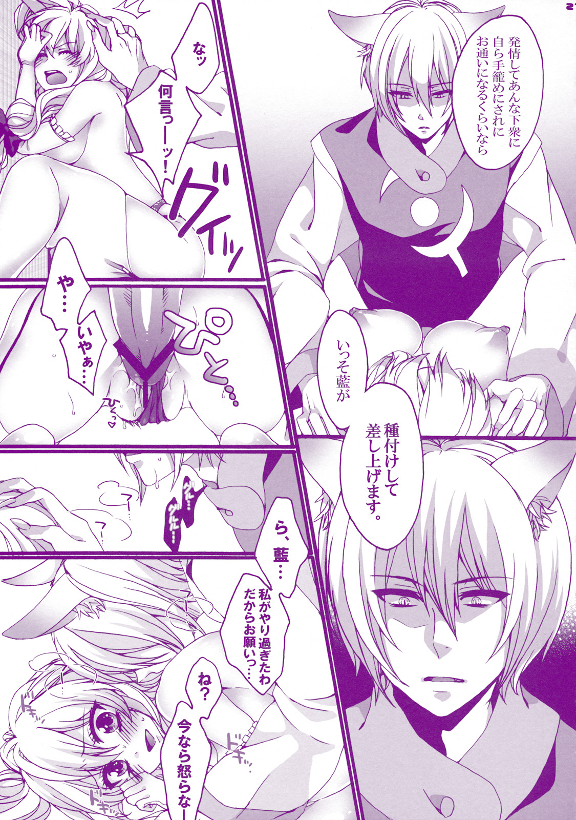 (例大祭8) [曖昧模糊 (もこ)] プリンス天狐は発情期 (東方Project)