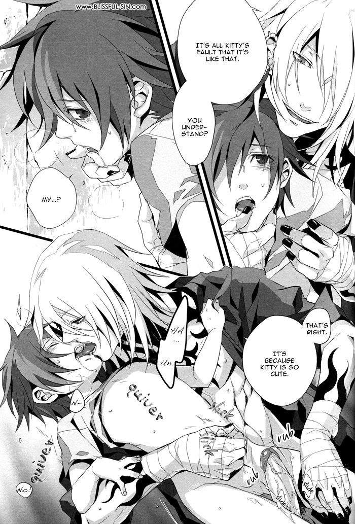 (C74) [犬型サミット (フジノ)] こんにちは、こねこちゃん (咎狗の血) [英訳]