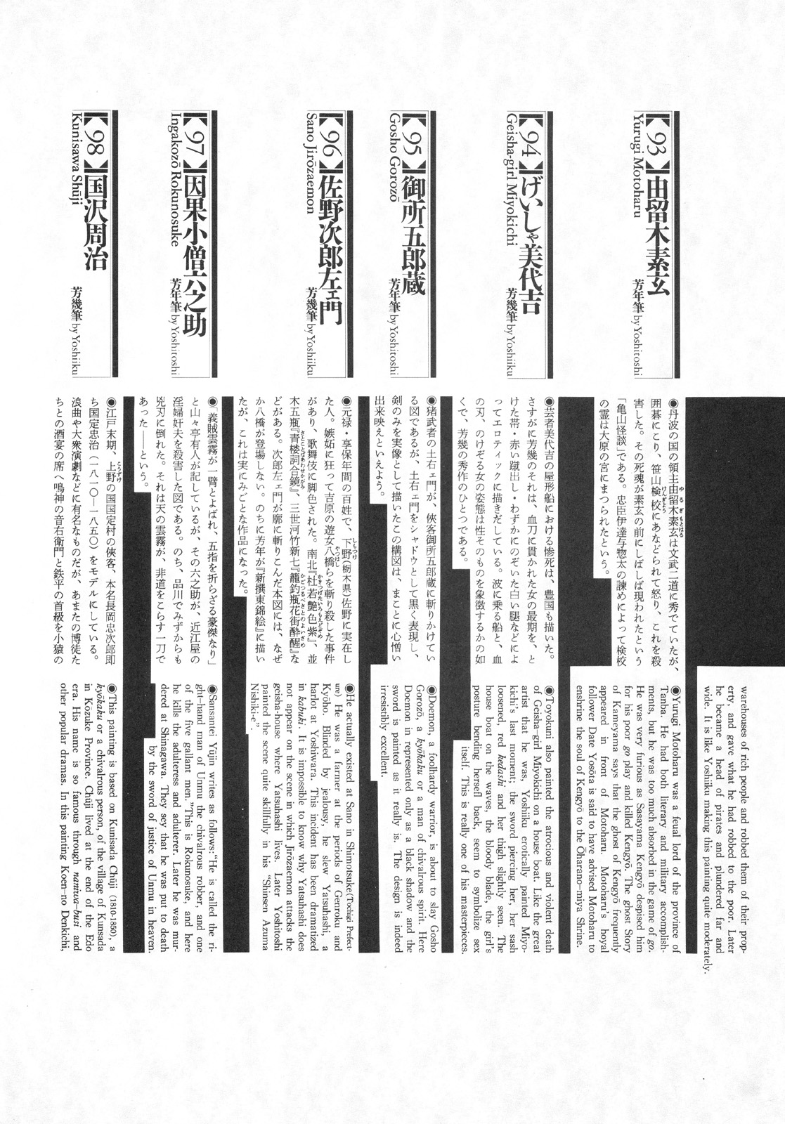 江戸昭和競作 - 無惨絵·英名二十八衆句