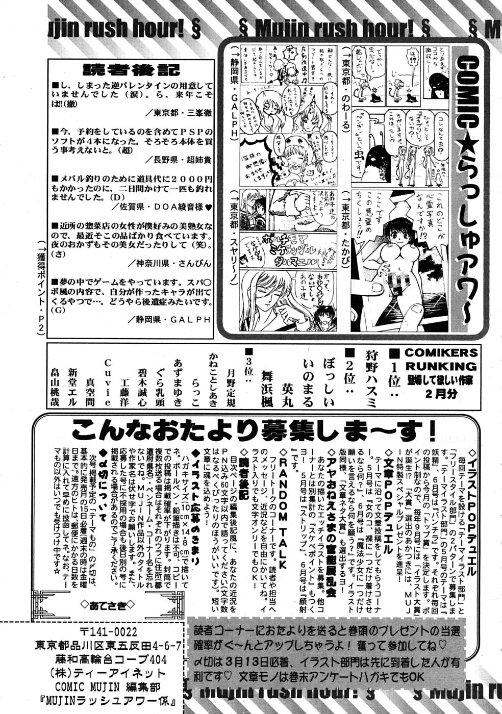 COMIC MUJIN 2009年4月号