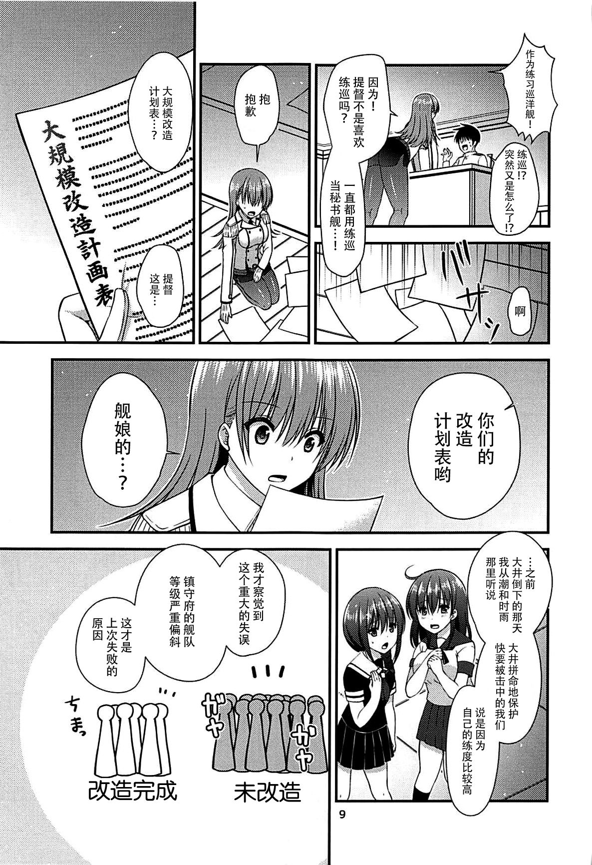 (C93) [ミサキ定食。 (ミサキカホ。)] ヤキモチ大井と練巡と (艦隊これくしょん -艦これ-) [中国翻訳]