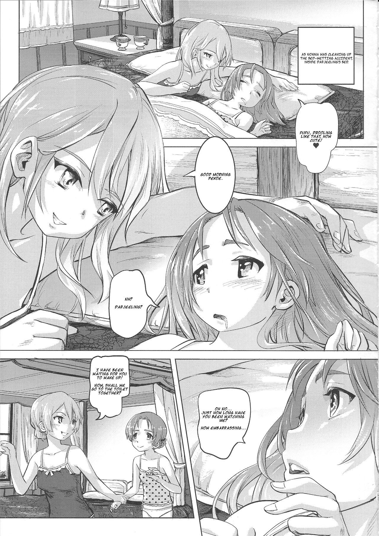 (COMIC1☆11) [SMS -Strawberry Milk Studio (るなるく)] 排泄☆戦車娘 (ガールズ&パンツァー) [英訳]