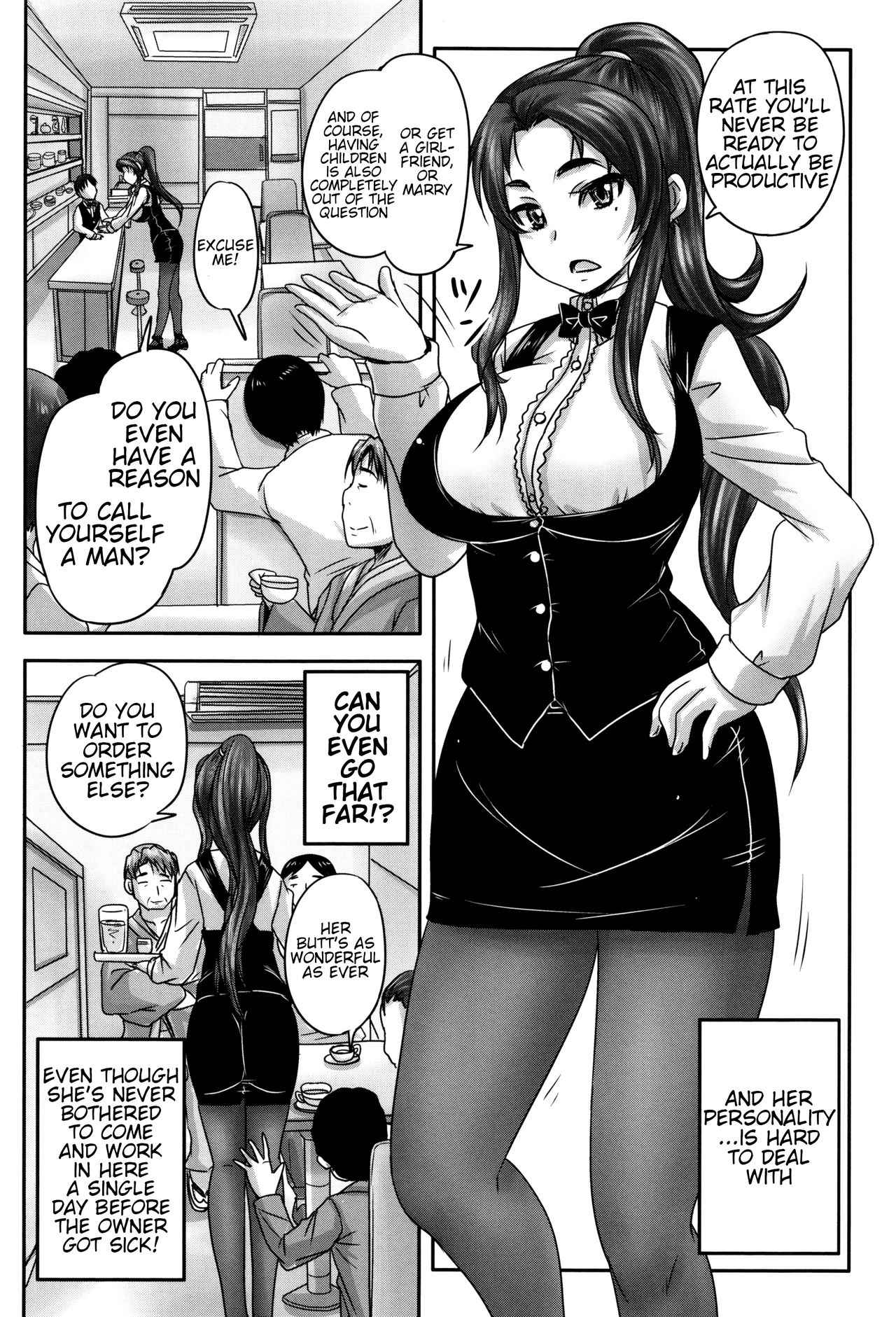 [野晒惺] 喫茶・人妻肉奴隷 [英訳]