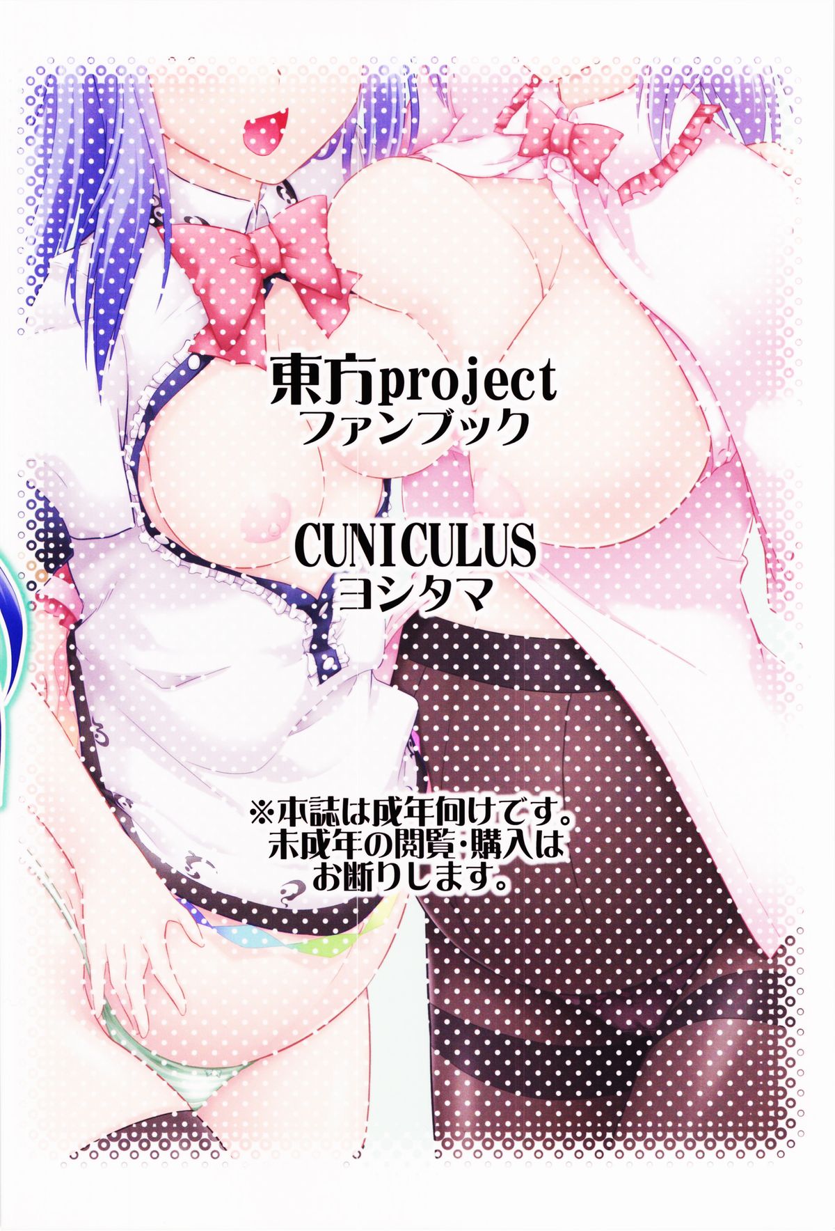 (例大祭12) [CUNICULUS (ヨシタマ)] 天衣夢抱 (東方Project) [中国翻訳]