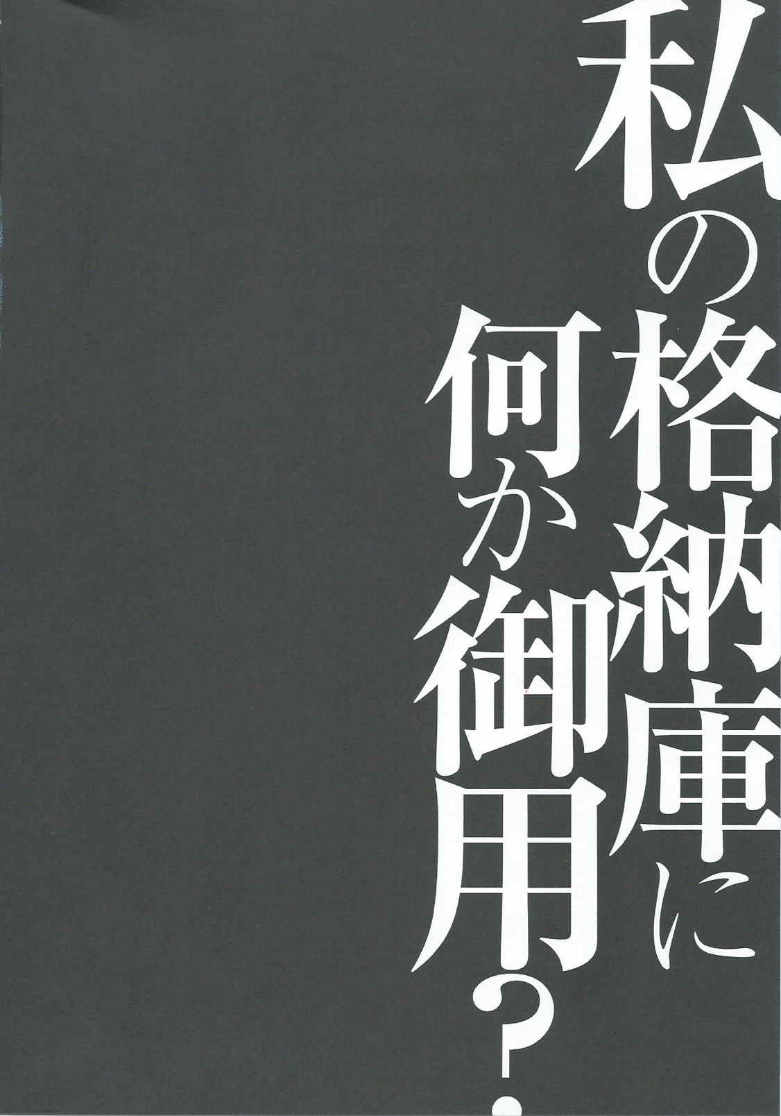 (砲雷撃戦!よーい!12戦目) [きのこのみ (konomi)] 私の格納庫に何か御用？ (艦隊これくしょん -艦これ-)