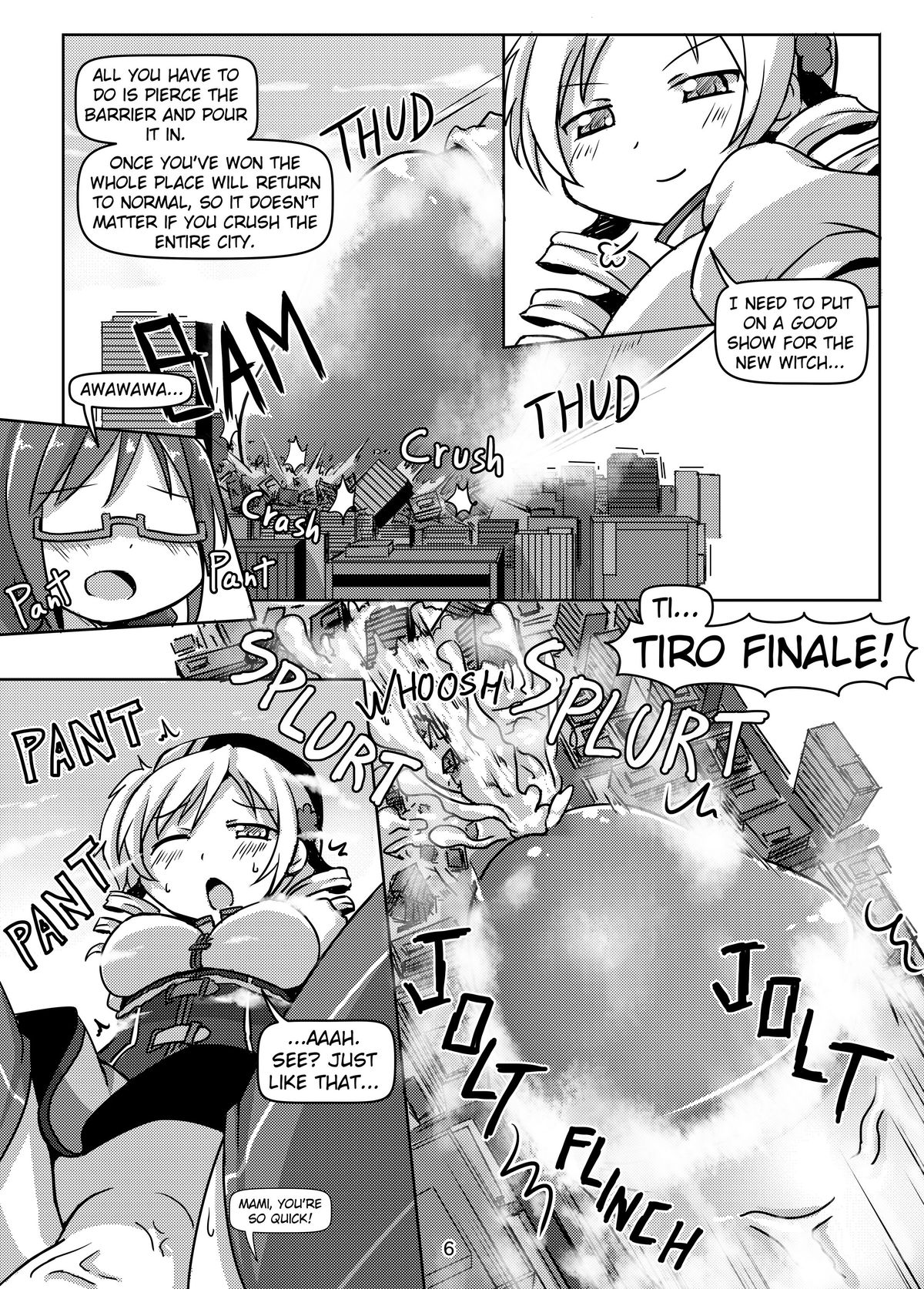 [おちこにうむ (寺田落子)] 巨大化魔法もあるんだよ!! (魔法少女まどか☆マギカ) [日本語、英語] [DL版]