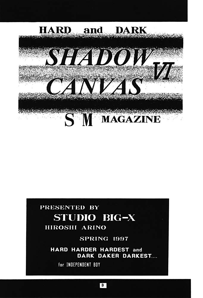 (Cレヴォ21) [スタジオBIG-X (ありのひろし)] SHADOW CANVAS 6 (サクラ大戦, ときめきメモリアル)