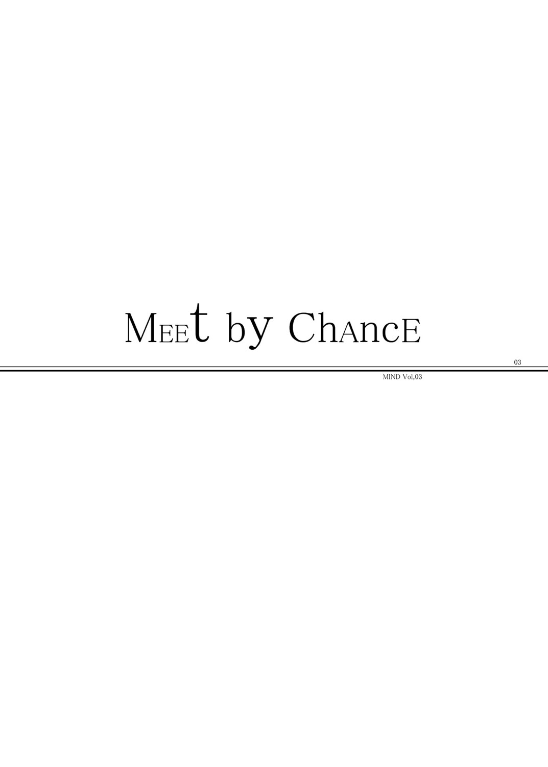 (C67) [藤屋本店 (藤ます)] MIND vol.03 - Meet by Chance (ラグナロクオンライン)