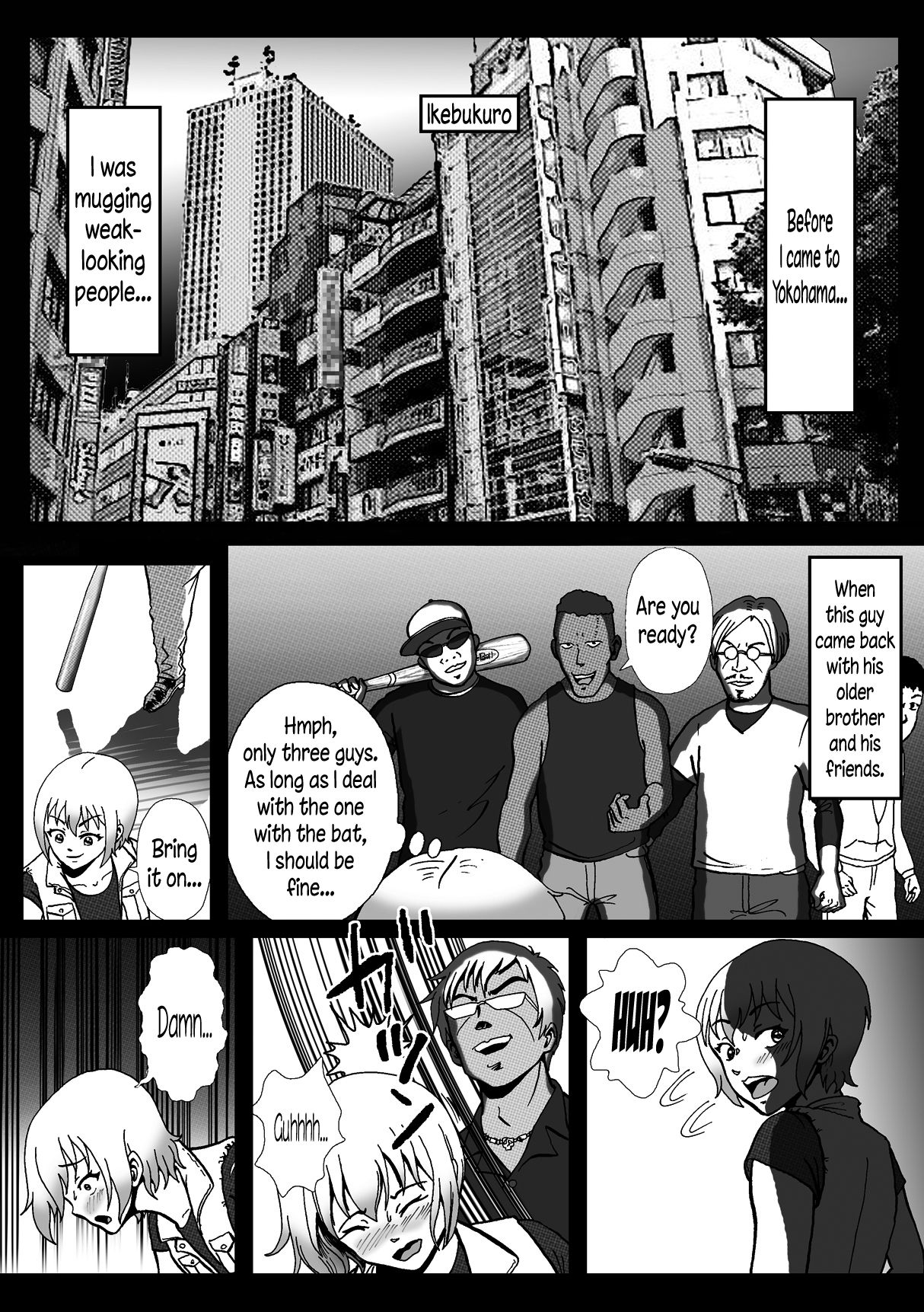[Bカイマン] 拉致られて黒デカマラ中毒にされちゃった俺 [英訳]