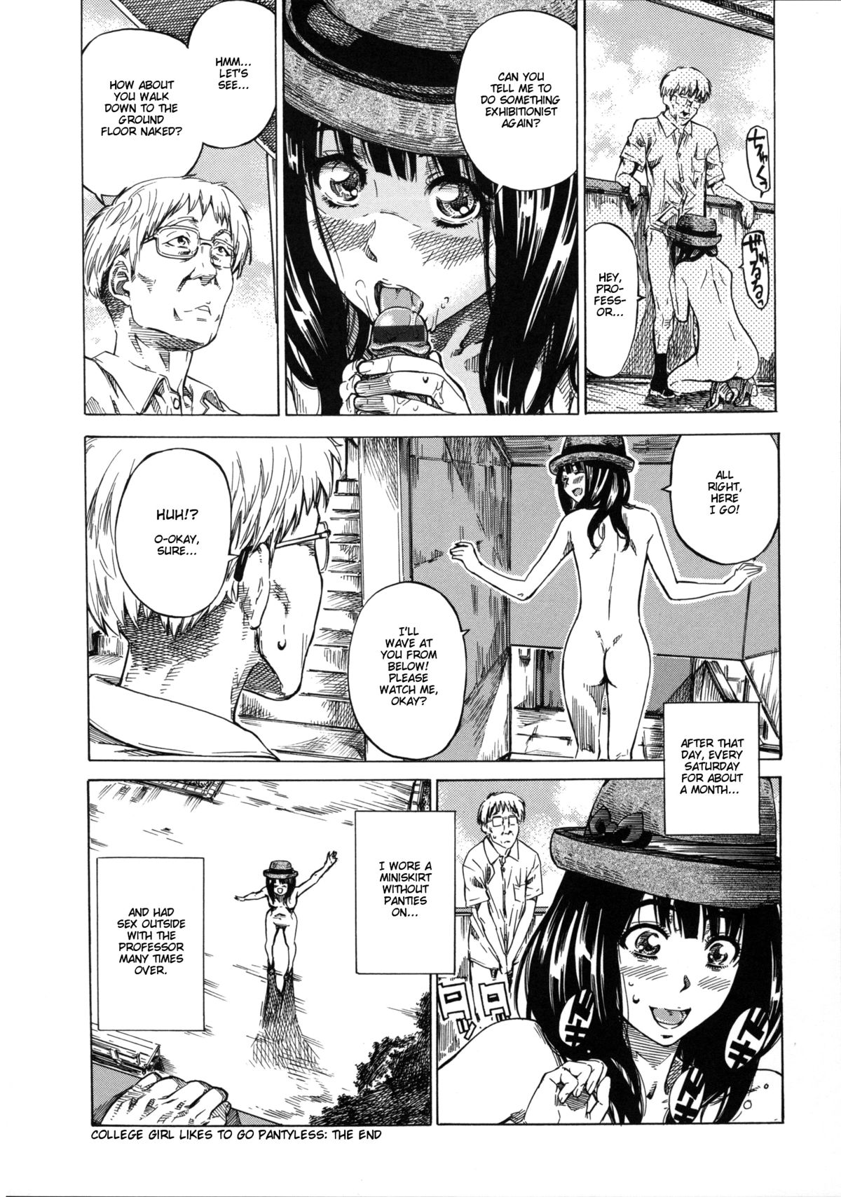 [MARUTA] 柏崎美紀はいろんな場所で全裸散歩してみた。 第1-4話 [英訳]