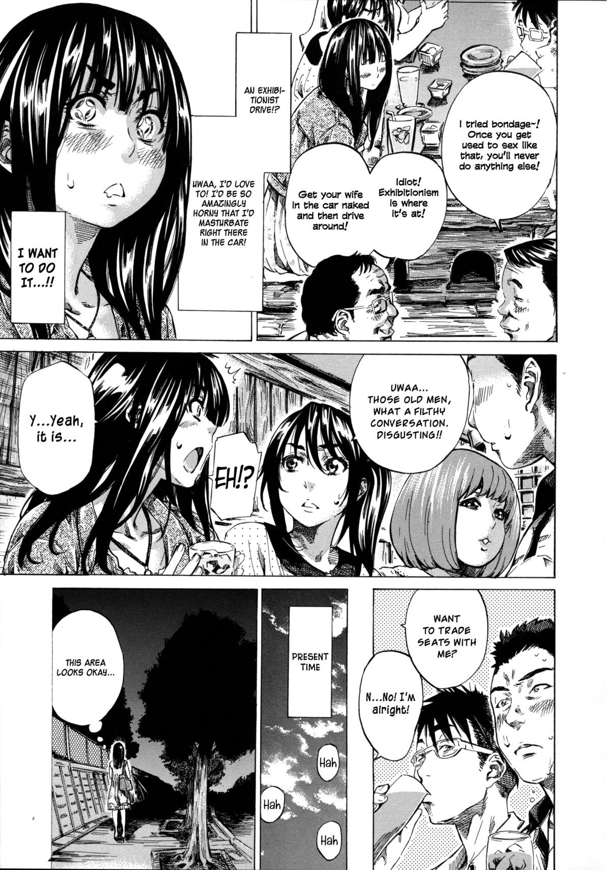 [MARUTA] 柏崎美紀はいろんな場所で全裸散歩してみた。 第1-4話 [英訳]