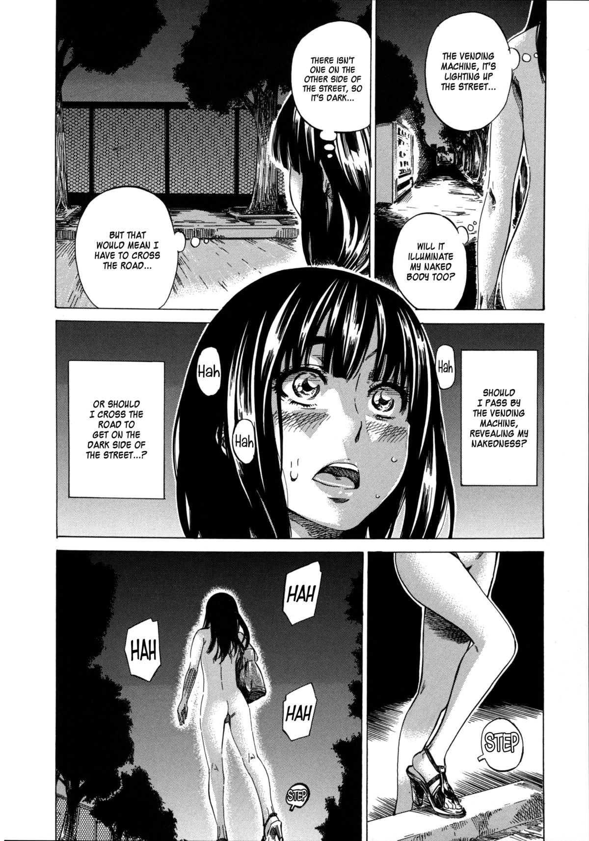 [MARUTA] 柏崎美紀はいろんな場所で全裸散歩してみた。 第1-4話 [英訳]
