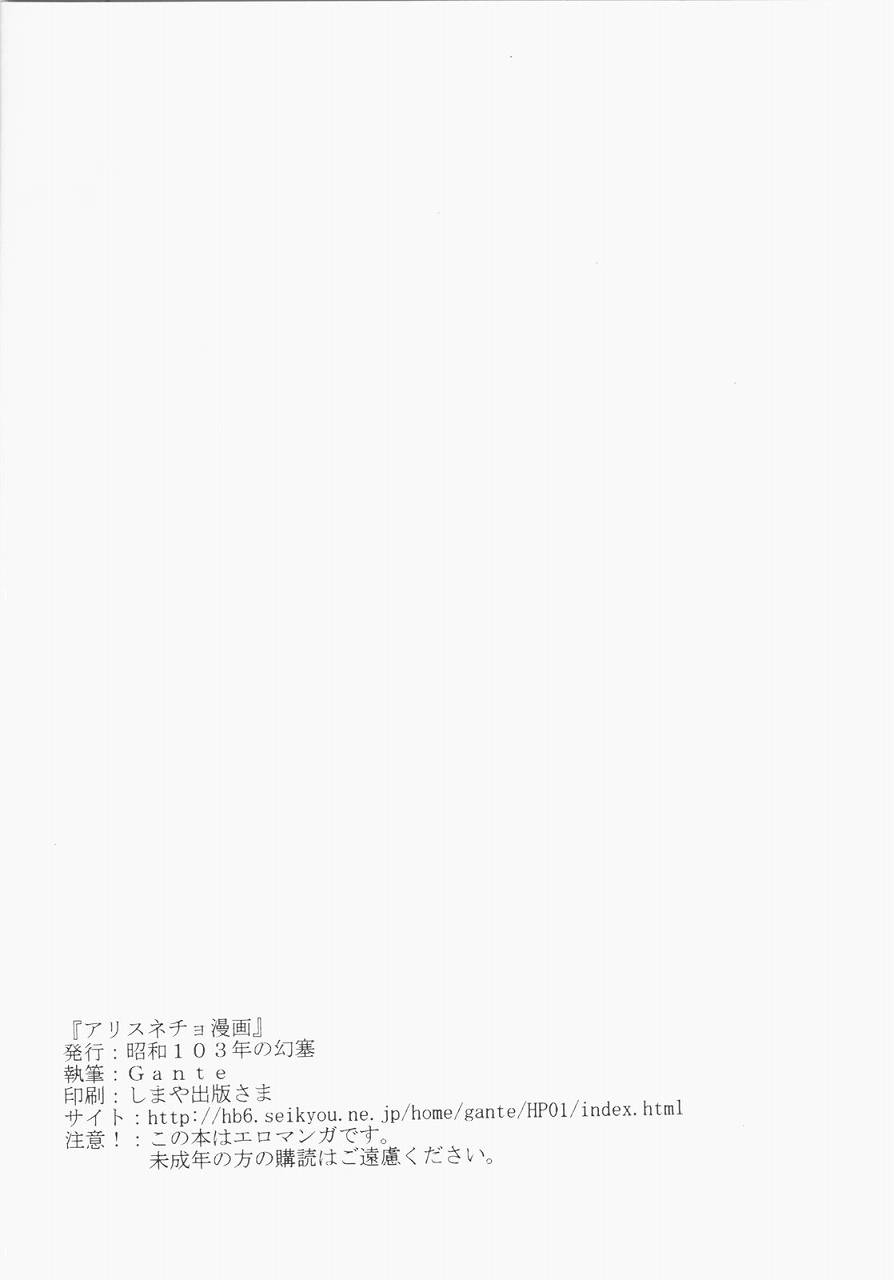 【昭和103世の幻想ダム】アリスネコ漫画{東方Project}