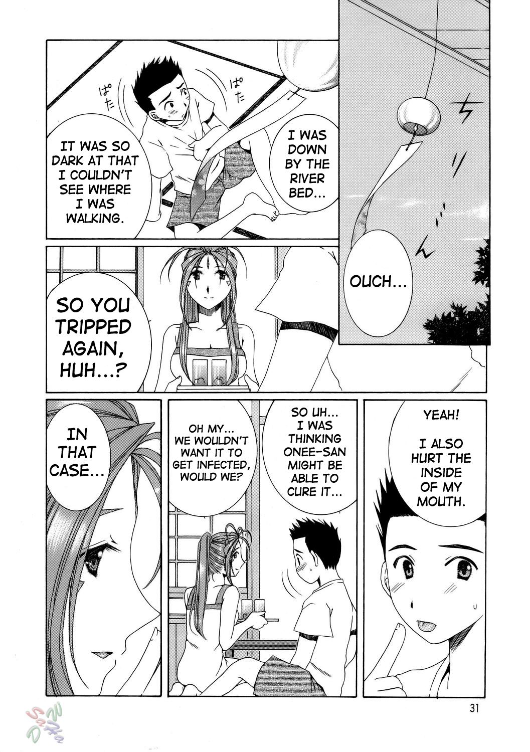 (C68) [血祭屋本舗、彩画堂、メカニカルコード (朝凪葵、彩画堂、高橋こばと)] The sport of fortune (ああっ女神さまっ) [英訳]