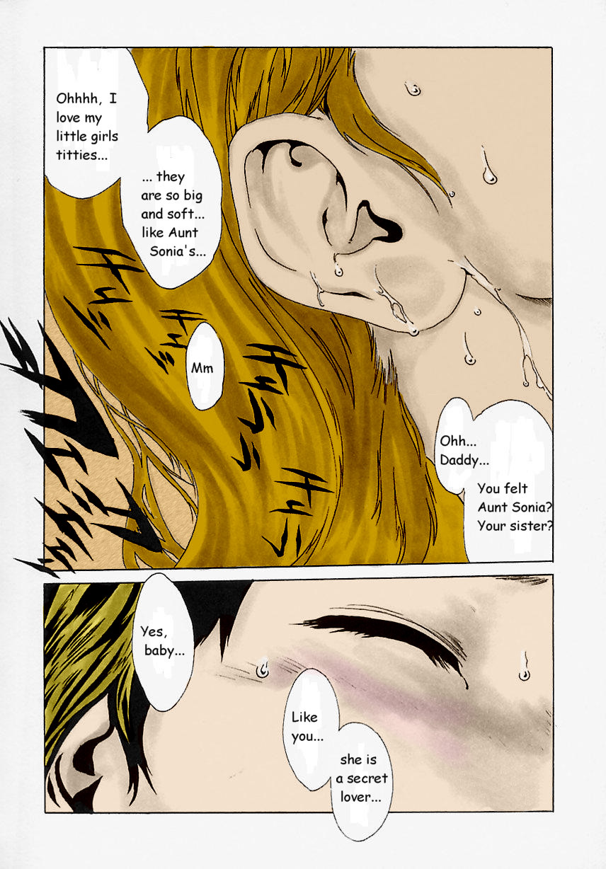 パパと二人きり[英語] [書き直し] [色付き] [無修正]