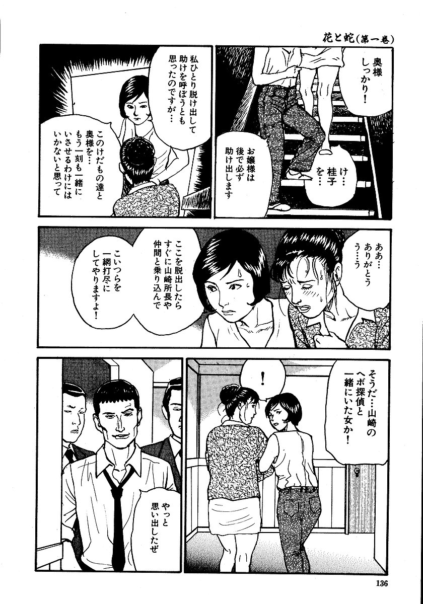 [長田要, 団鬼六] 花と蛇 第一集