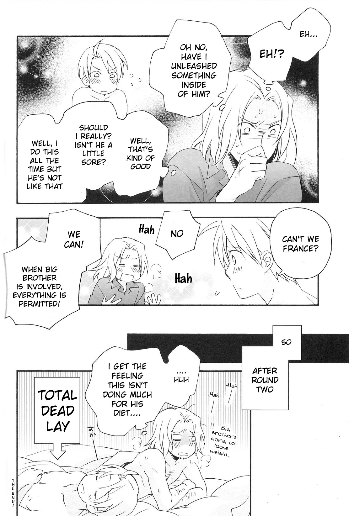 [ホビホビ (岩城そよご)] 教育上、よろしくないこと (ヘタリア Axis Powers) [英訳]