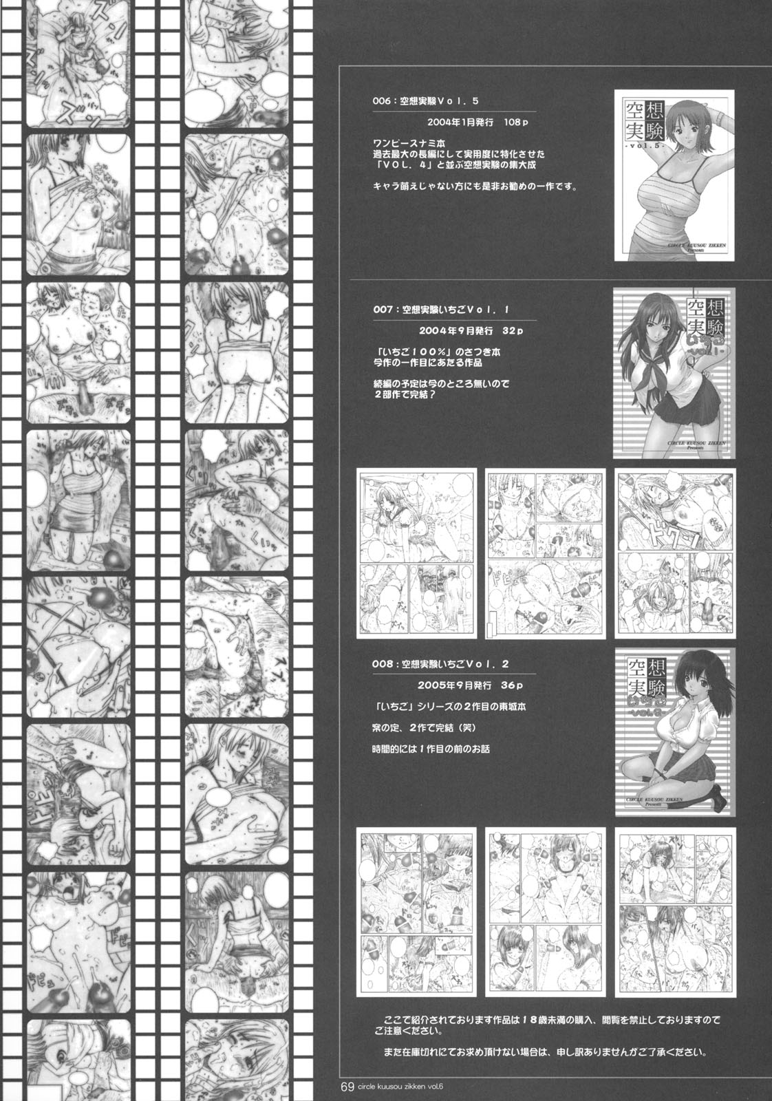 [サークル空想実験 (宗人)] 空想実験 vol.6 (ブリーチ)