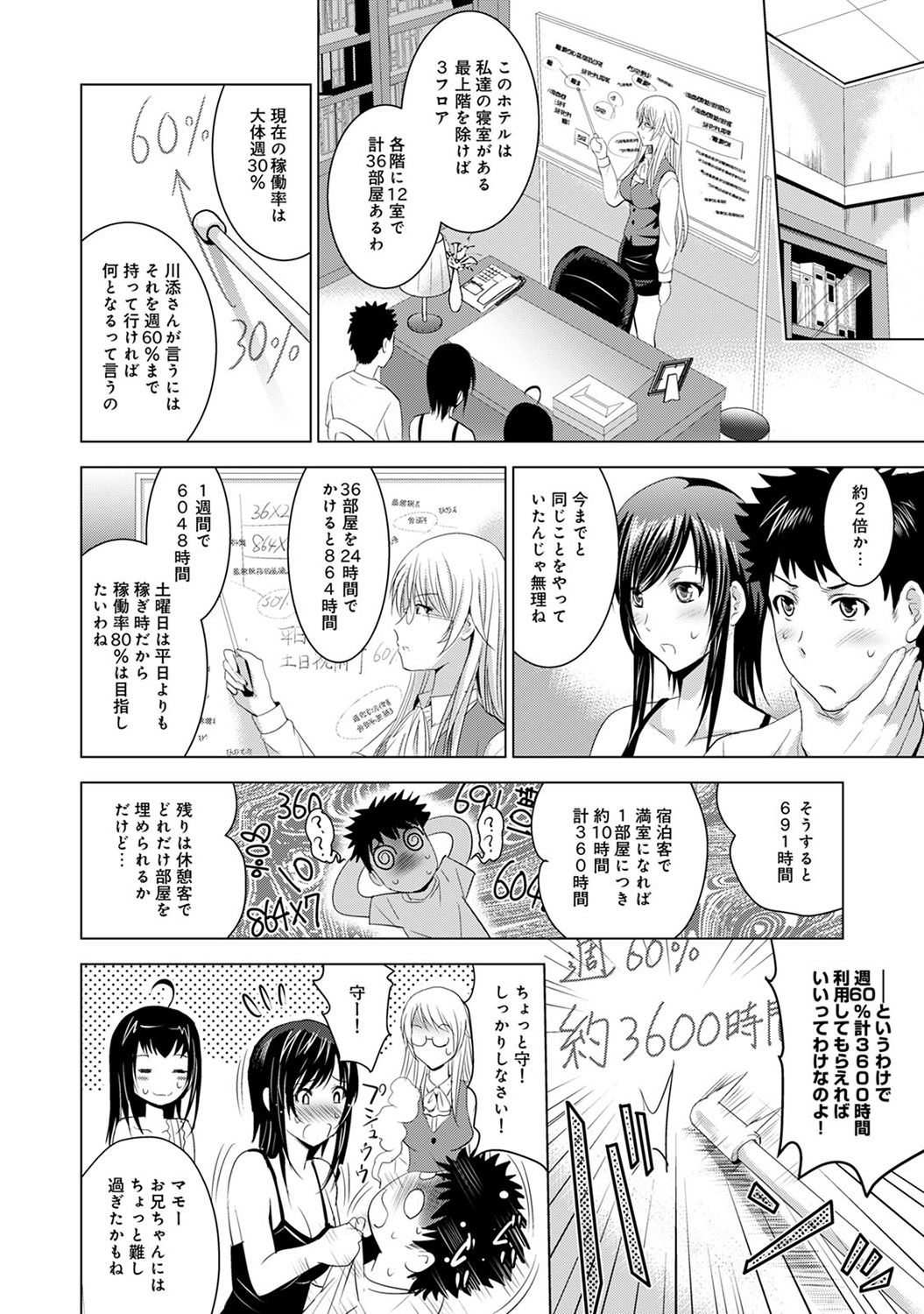 [ありのひろし] 美人三姉妹とラブホ始めましたっ!