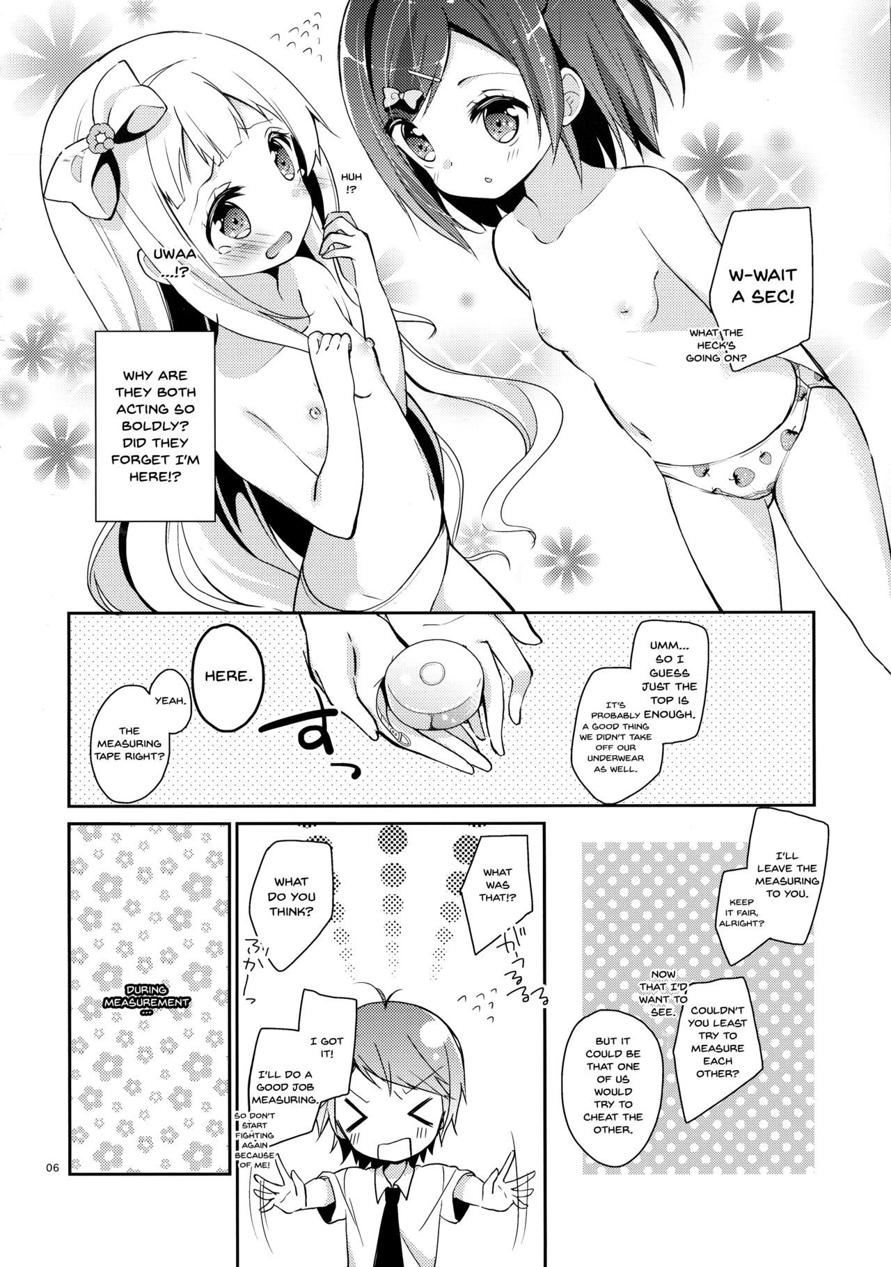 (C84) [ココアホリック (ユイザキカズヤ)] つっこちゃんとこまめちゃんの身体を隅々まで調べちゃう本 (変態王子と笑わない猫。) [英訳]